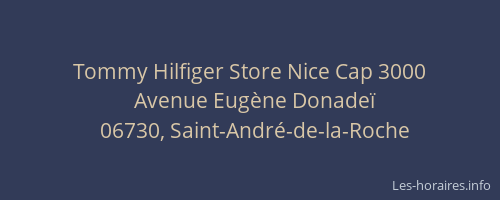 Tommy Hilfiger Store Nice Cap 3000