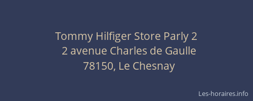 Tommy Hilfiger Store Parly 2