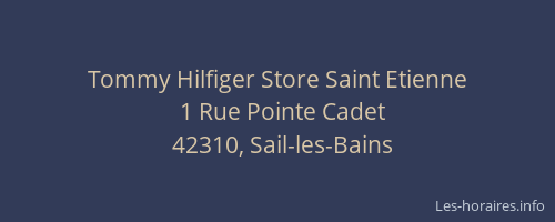 Tommy Hilfiger Store Saint Etienne