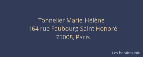 Tonnelier Marie-Hélène