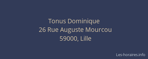 Tonus Dominique