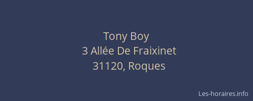 Tony Boy