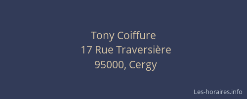 Tony Coiffure