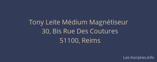 Tony Leite Médium Magnétiseur