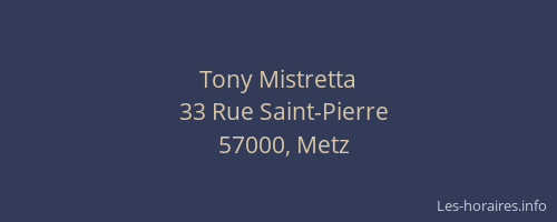 Tony Mistretta