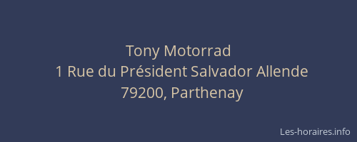 Tony Motorrad