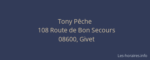 Tony Pêche