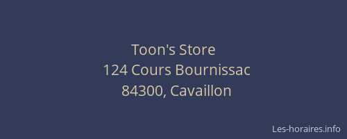 Toon's Store
