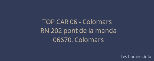 TOP CAR 06 - Colomars