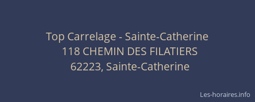 Top Carrelage - Sainte-Catherine