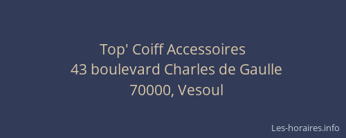 Top' Coiff Accessoires