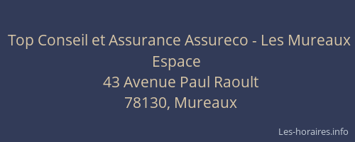 Top Conseil et Assurance Assureco - Les Mureaux Espace