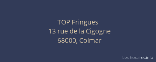 TOP Fringues