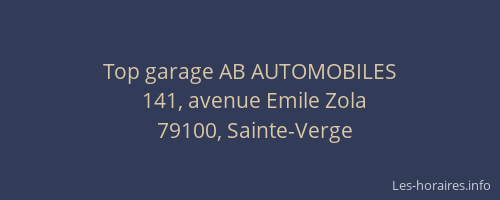 Top garage AB AUTOMOBILES