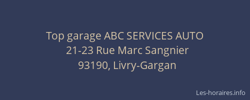 Top garage ABC SERVICES AUTO