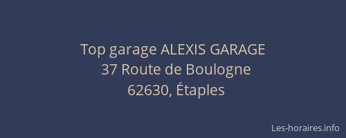 Top garage ALEXIS GARAGE