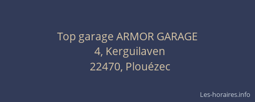 Top garage ARMOR GARAGE