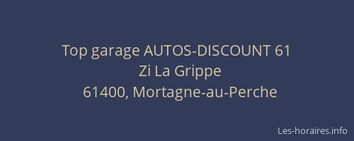 Top garage AUTOS-DISCOUNT 61