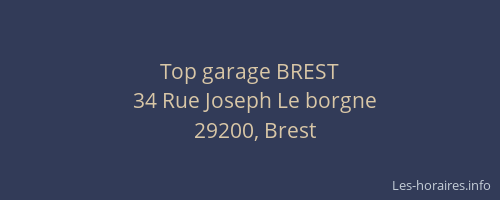 Top garage BREST