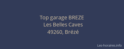 Top garage BREZE