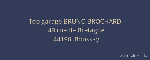 Top garage BRUNO BROCHARD