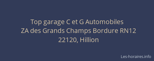 Top garage C et G Automobiles