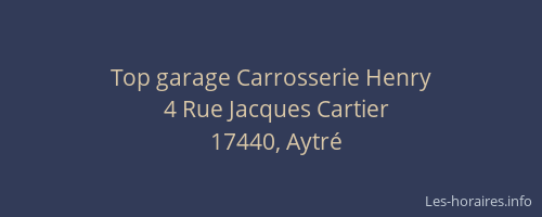 Top garage Carrosserie Henry