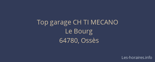 Top garage CH TI MECANO
