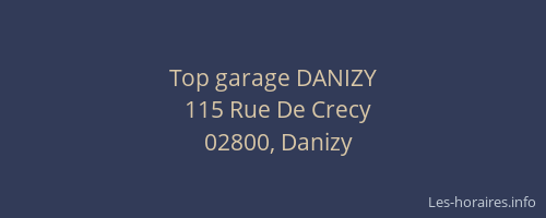 Top garage DANIZY