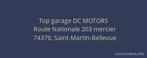 Top garage DC MOTORS