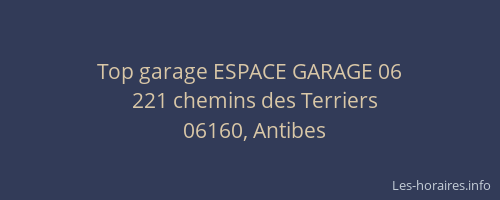 Top garage ESPACE GARAGE 06