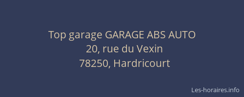 Top garage GARAGE ABS AUTO