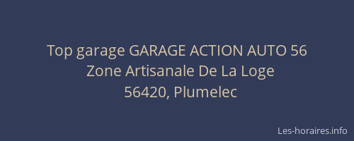Top garage GARAGE ACTION AUTO 56