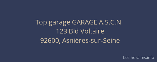 Top garage GARAGE A.S.C.N