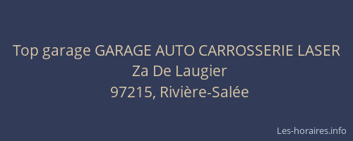 Top garage GARAGE AUTO CARROSSERIE LASER