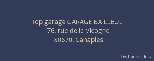 Top garage GARAGE BAILLEUL
