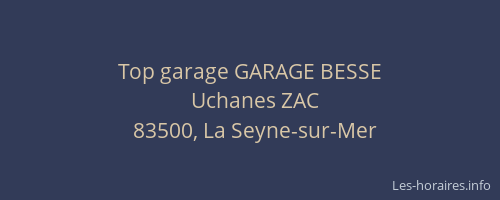 Top garage GARAGE BESSE