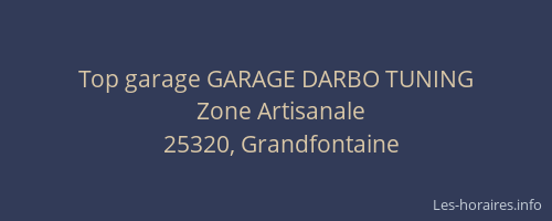 Top garage GARAGE DARBO TUNING