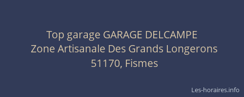 Top garage GARAGE DELCAMPE
