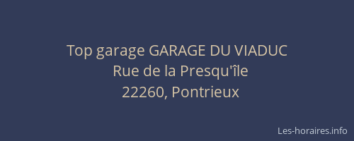 Top garage GARAGE DU VIADUC
