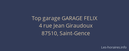 Top garage GARAGE FELIX