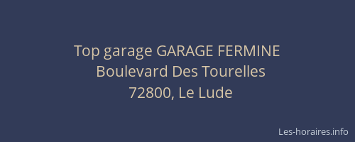 Top garage GARAGE FERMINE