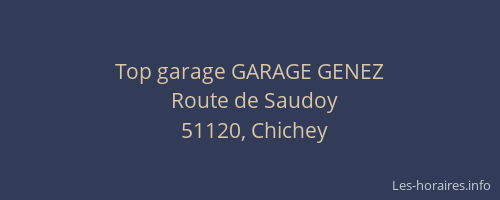 Top garage GARAGE GENEZ