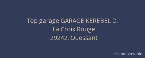 Top garage GARAGE KEREBEL D.