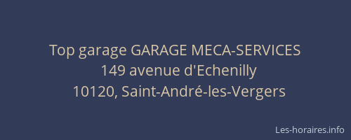 Top garage GARAGE MECA-SERVICES