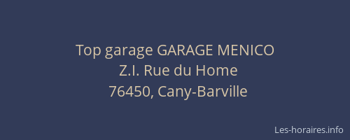 Top garage GARAGE MENICO