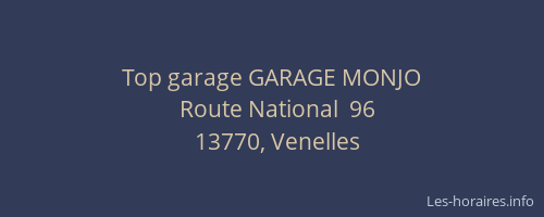 Top garage GARAGE MONJO