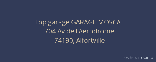 Top garage GARAGE MOSCA