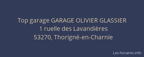 Top garage GARAGE OLIVIER GLASSIER