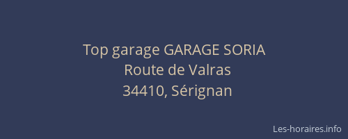 Top garage GARAGE SORIA
